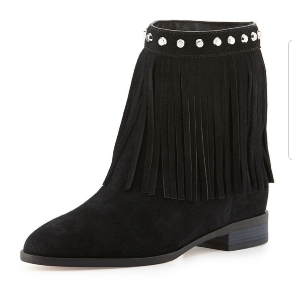 ✨MK suede fringe studded booties ✨ - Picture 10 of 12
